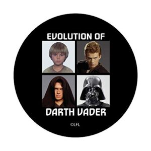 Star Wars Evolution of Darth Vader PopSockets PopGrip: Swappable Grip for Phones & Tablets