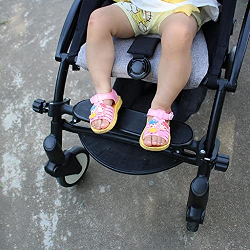 LoveinDIY Baby Stroller Foot Rest Footboard /Width Accessory Black