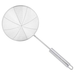 amazoncommercial stainless steel spider strainer, 5.3 inch