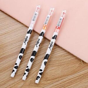 sencoo 12 pack Colorful Cute Diamond Gel Pen Candy Color Milky Cow Pens Set Writing Kawaii Stationery School Office Supplies