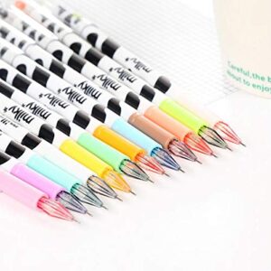 sencoo 12 pack Colorful Cute Diamond Gel Pen Candy Color Milky Cow Pens Set Writing Kawaii Stationery School Office Supplies