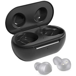 charging case for galaxy buds/buds+, replacement charger dock station for samsung galaxy buds sm-r170 & buds+ sm-r175 (black)