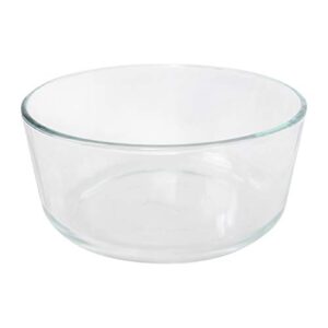 pyrex simply store 7203 round clear glass food storage bowl made in the usa