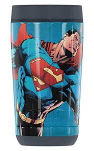 thermos superman character, guardian collection stainless steel travel tumbler, vacuum insulated & double wall, 12oz