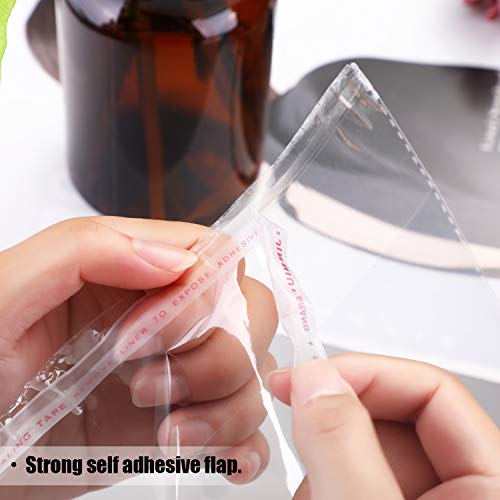 9 X 13 Inch Clear Poly Bags resealable Tshirt Bags Self Seal Cellophane Bags Adhesive Mail Bags for Packaging Clothing Shipping Small Business Boutique