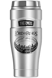thermos the lord of the rings the journey, stainless king stainless steel travel tumbler, vacuum insulated & double wall, 16oz