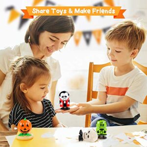 Halloween Toys for Kids Party Favors - Halloween Kids Gifts Wind Up Toys Bulk Halloween Treats for Toddlers| 12 Pcs Small Toys for Treasure Box Halloween Prizes Goodie Bag Fillers Classroom Supplies