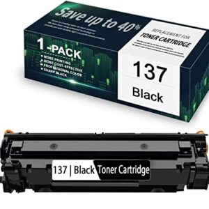 1-Pack Black 137 Compatible for Toner Cartridge Replacement for Canon imageCLASS MF212w MF216n MF217w MF227dw MF229dw MF232w MF236n MF247dw MF244dw MF249dw LBP151dw D570 Printer, Toner Cartridge.