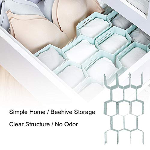 Drawer Separator , 12pcs Adjustable Drawer Dividers Separators Storage Shelves Household Storage Organizer Partition for Clothes (02)