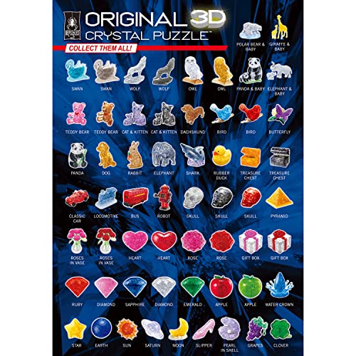 Original 3D Crystal Puzzles | Turtles Standard Original 3D Crystal Puzzle, Ages 12 and Up