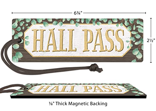 Teacher Created Resources Eucalyptus Magnetic Hall Pass (TCR77473)