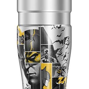 THERMOS Batman 80 Years Bat Panels, STAINLESS KING Stainless Steel Travel Tumbler, Vacuum insulated & Double Wall, 16oz