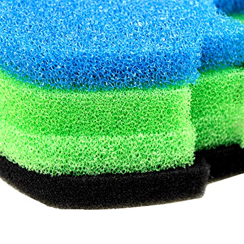 AQUANEAT Replacement Canister Filter Polishing Pads Compatible with MarineLand Magniflow C-160/220 Filter Floss Aquarium Sponge Media 16pcs