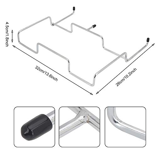 Trash Bag Table Holder,Portable Plastic Bag Trash Can Bracket Space Saving Tabletop Mount Garbage Bag Hanging Rack for Indoor Kitchen Outdoor Camping Picnics,13.6” X 10.2” X 1.8”