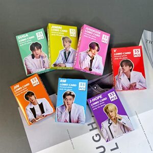 KPOPBP 378 Pcs Kpop Bangtan Boys Members Photocards Map Of The Soul Lomo Cards Gift box For ARMY Daughter