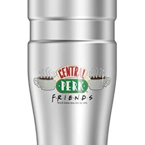 THERMOS Friends Central Perk Coffee Logo STAINLESS KING Stainless Steel Travel Tumbler, Vacuum insulated & Double Wall, 16oz