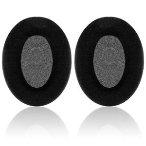 jecobb hd598 earpads replacement ear cushion pads with protein leather and memory foam for sennheiser hd598 series hd598se hd598cs hd515 hd555 hd595 hd518 over ear headphones only (black/velvet)