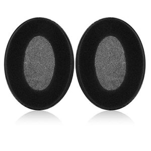 Jecobb HD598 Earpads Replacement Ear Cushion Pads with Protein Leather and Memory Foam for Sennheiser HD598 Series HD598SE HD598CS HD515 HD555 HD595 HD518 Over Ear Headphones ONLY (Black/Velvet)