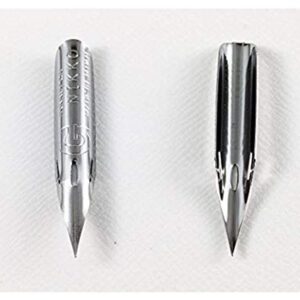 Tachikawa Pen Nib Holder(T-40) + Nikko G Pen Nib Pack of 10(NG-10),and Anti Rust Paper included