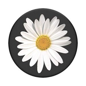 PopSockets PopTop (Top only. Base Sold Separately) Swappable Top for PopSockets Phone Grip Base - White Daisy