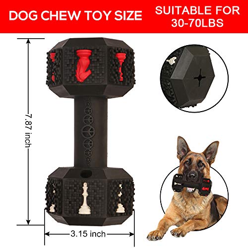 Hswaye Dog Chew Toys for Aggressive Chewers,Food Grade Non-Toxic Dental Pet Toy,Tough Durable Indestructible Dog Toys for Medium Large Dogs.Black.