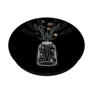 Galaxy Flower Stars Sky Night Moon Outer Space Gift PopSockets Swappable PopGrip