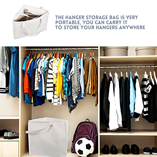 Veronica Hanger Storage Triangle Bag with Handles for Space Saving Hangers Organisers Tidy Storage and Easier Storage in Closets