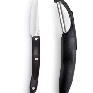 Cutco 2 pc Peeler & Paring knife Combo Includes 3" Gourmet Paring Knife and vegetable Peeler/fOREVER GUARANTEE!!