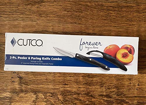 Cutco 2 pc Peeler & Paring knife Combo Includes 3" Gourmet Paring Knife and vegetable Peeler/fOREVER GUARANTEE!!