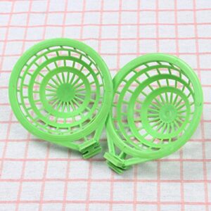 VILLCASE 5pcs Hollow Out Bird Nest Plastic Hollow Hanging Cage Eggs Hatching Tool Bird Breeding Hut Nest Pan Finch Parrot Canary Green