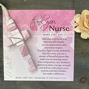 Thank You Gift for Nurse - Cross with Thank You Message- Nurses Appreciation Week Gift/Best Nurse Gift