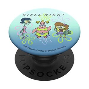 spongebob squarepants girls night popsockets popgrip: swappable grip for phones & tablets