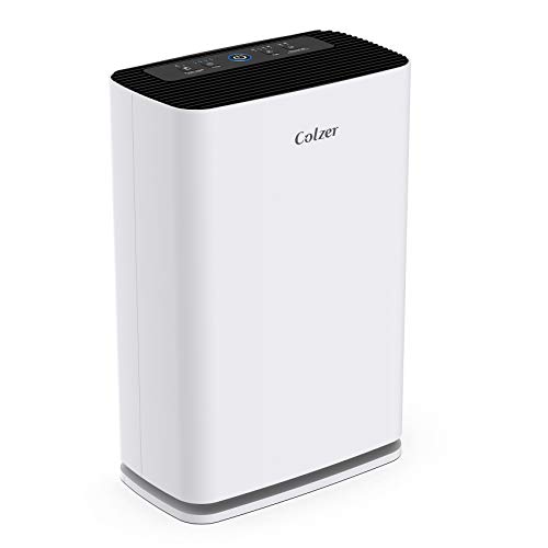 COLZER Home Air Purifiers for Large Room 2500 Sq ft with HEPA Filter, Air Cleaner for Pets, Dust, Odor Eliminator for Smoke, Pet Dander Air Freshener Super Quiet with Sleep Mode