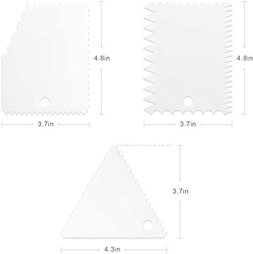 12’’ Cake Decorating Turntable for Cakes and Desserts,Aluminum Alloy Construction with 2 Angled Icing Spatulas and 3 Comb Icing Smoother