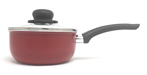 RAVELLI Italia Linea 10 Non Stick Saucepan with a lid, 1 Quart