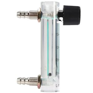 iplusmile oxygen air flow meter 0.1-1.5lpm acylic flowmeter gas flow meter for oxygen air gas conectrator