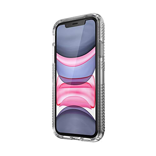 Speck Products Presidio Perfect-Clear with Grip iPhone 11 Case, Clear/Clear (136495-5085)