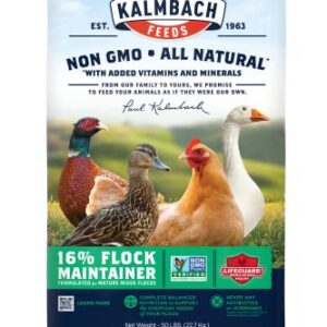 Kalmbach Feeds All Natural Non-GMO Flock Maintainer Pellets for Mixed Flocks of Poultry