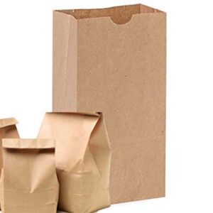 500 brown paper lunch bags 4 lb brown paper sacks bags lunch 4lb kraft brown paper bags sandwich brown paper bags 4 Pound Lunch Bags, Party Bags Pack of 500 brown lunch bags bulk (Brown)