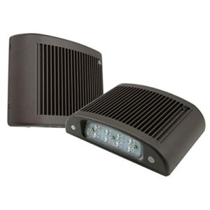 the lighting source led emergency wall pack with photocell and battery backup