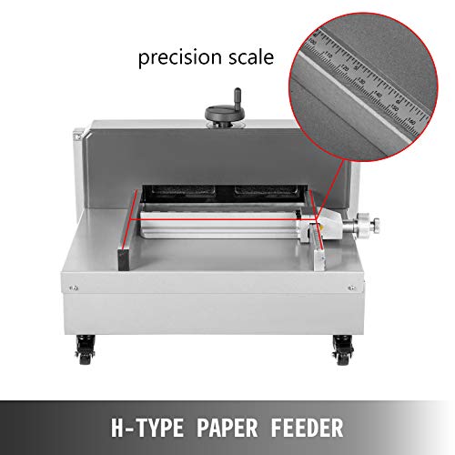 VEVOR Electric Paper Cutter 0-330 Cutting Width, Electric Paper Trimmer, 40mm Cutting Thickness, Desktop Cutting Paper Machine, Industrial Paper Cutter, Heavy Duty Paper Cutter, for Office, School