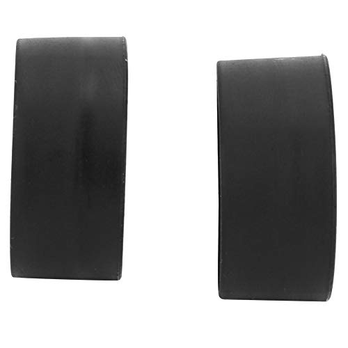 Microscope Accessory Eyepiece Eyeshields, 36mm Inner Diameter Black Rubber One Pair Eyepiece Guard, for Protecting Eyes for 32-36mm Stereo Microscope(KP-H2 Flat Angle)