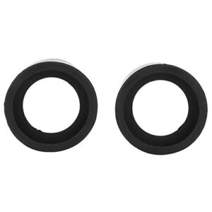 Microscope Accessory Eyepiece Eyeshields, 36mm Inner Diameter Black Rubber One Pair Eyepiece Guard, for Protecting Eyes for 32-36mm Stereo Microscope(KP-H2 Flat Angle)