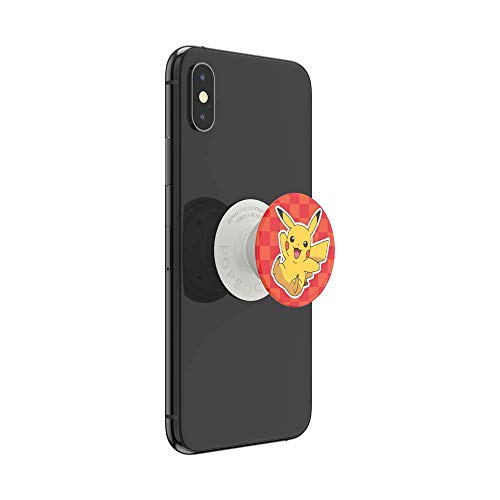 PopSockets: PopGrip with Swappable Top for Phones & Tablets - Pokemon - Pikachu