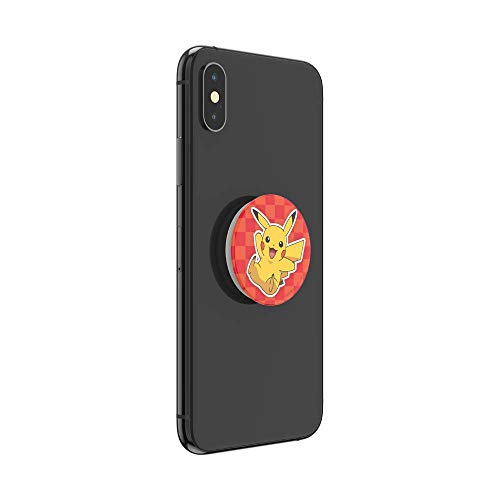 PopSockets: PopGrip with Swappable Top for Phones & Tablets - Pokemon - Pikachu