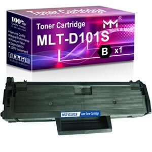 mm much & more compatible toner cartridge replacement for samsung 101s d101s mlt-d101s used with sf-760p ml-2160 ml-2165 ml-2165w scx-3400 scx-3400f scx-3400fw scx-3405 scx-3405fw printer (1-pack)