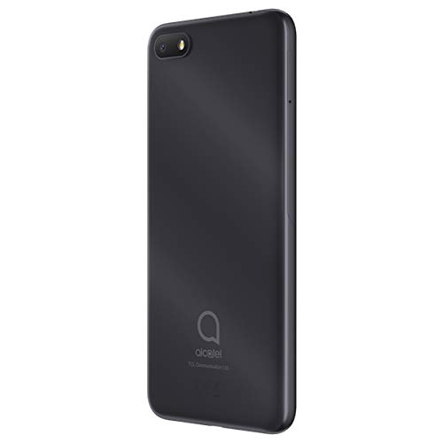 Alcatel 1V (2020) 5001J Factory Unlocked Smartphone Dual SIM 16 GB + 2 GB, 13MP 4G LTE GSM Fingerprint Octa-Core Android Pie T-Mobile AT&T Mint Simple Mobile Global (Black)