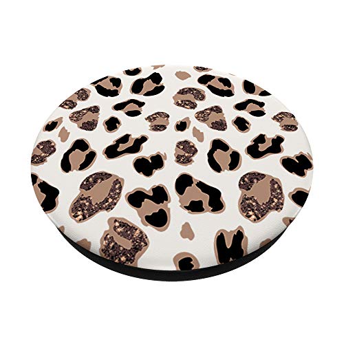 Rose Cheetah Print Cute Leopard Pattern Jaguar Lover Gift PopSockets Swappable PopGrip