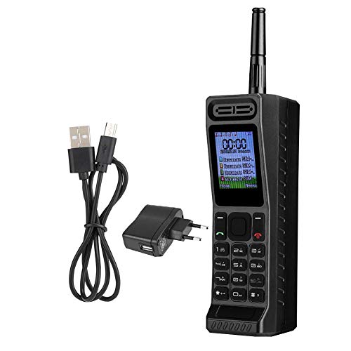 Tosuny Vintage Retro Brick Cell Phone Mobile Phone, Four Card Four Standby QuadBand 2G Retro Bluetooth New Classic Old Mobile Phone, 2G GSM 850/900/1800/1900Mhz (Black)