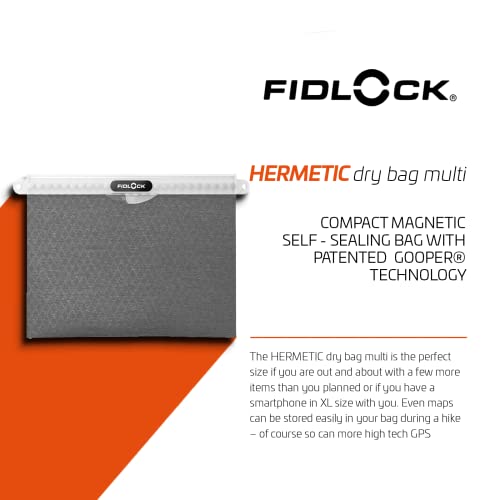 FIDLOCK Hermetic Multi Dry Bag with Gooper Technology Grey/Grey